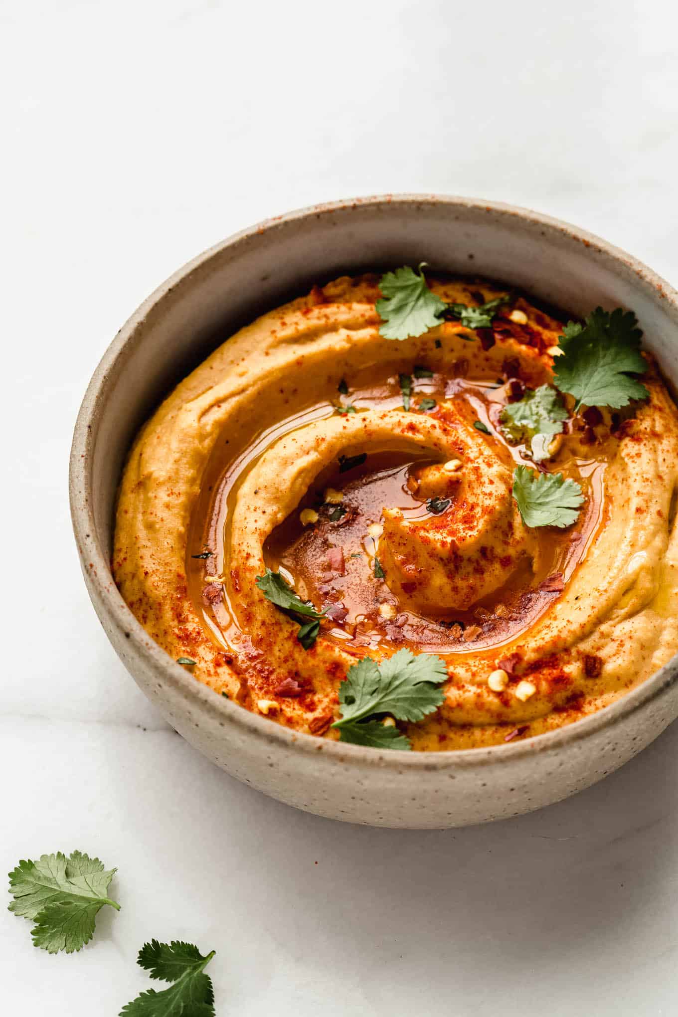 Sweet Potato Hummus (Easy + Healthful!)